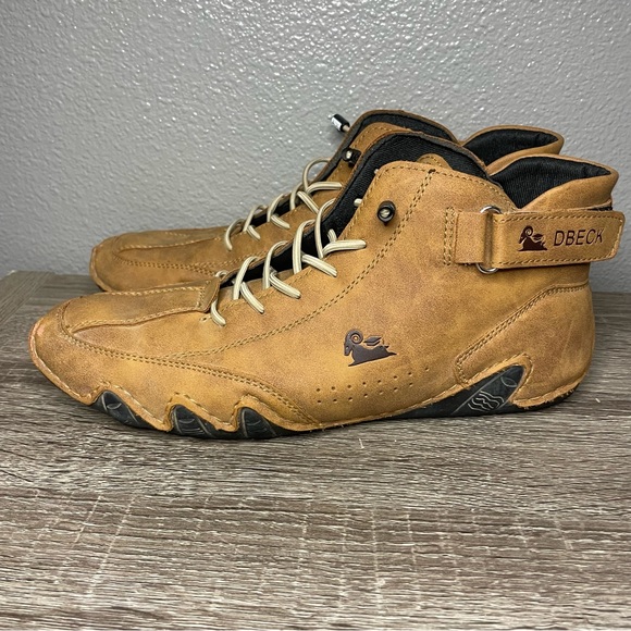 Dbeck Australian Tan Boxing Shoes Woman’s 41 Suede Chukka Boots - Picture 4 of 16